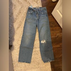 LEVI RIBCAGE STRAIGHT JEANS
